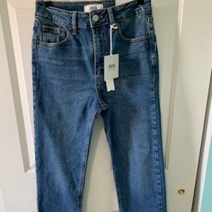 NWT New JBD Cropped Straight Leg Denim Jeans Sz 25